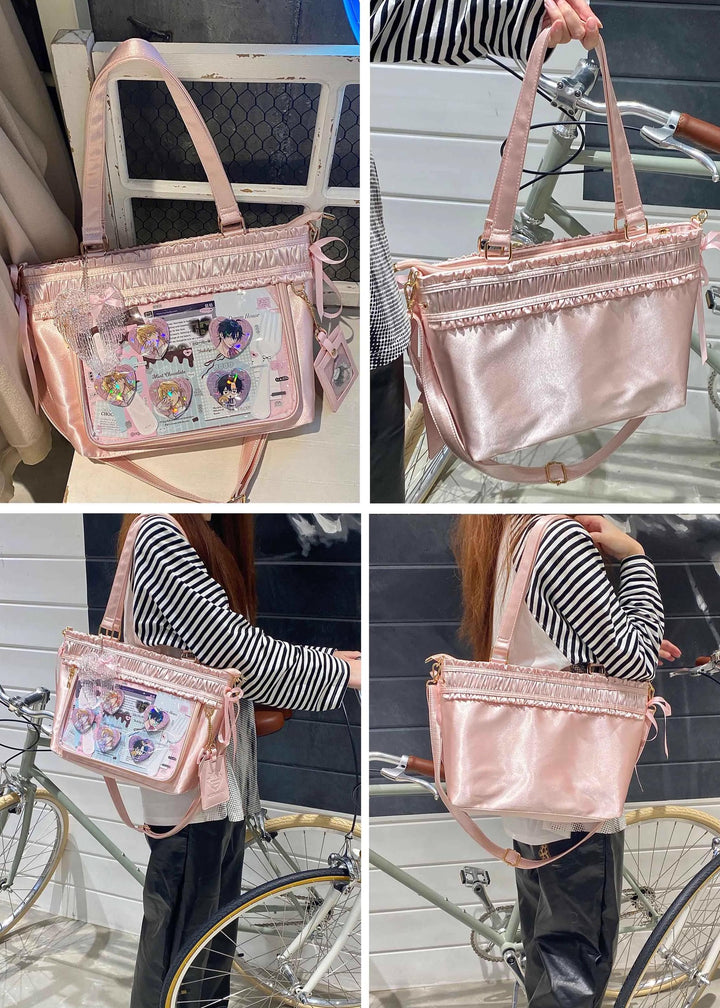 Lolita Itabag Ribbon Itabag Large Capacity Handbag Crossbody Bag 41754:719216