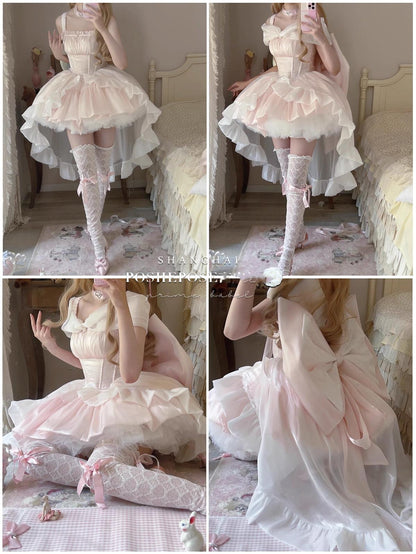 Lolita Dress Corset Dress Princess Vibe Dress Macaron Dress 36382:541708