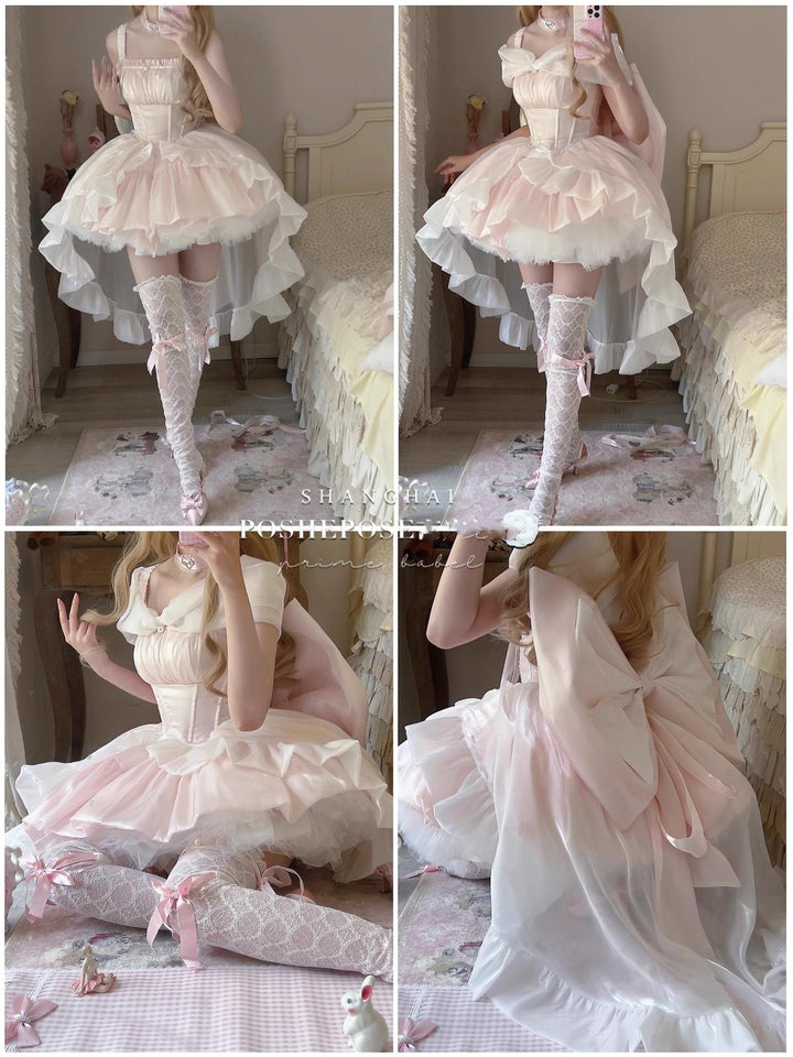 Lolita Dress Corset Dress Princess Vibe Dress Macaron Dress 36382:541708 36382:541708