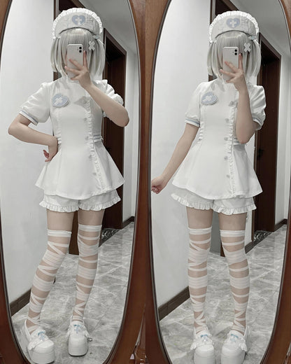Tenshi Kaiwai Dress Set Nurse Medical Series Outfit Sets 37460:560316