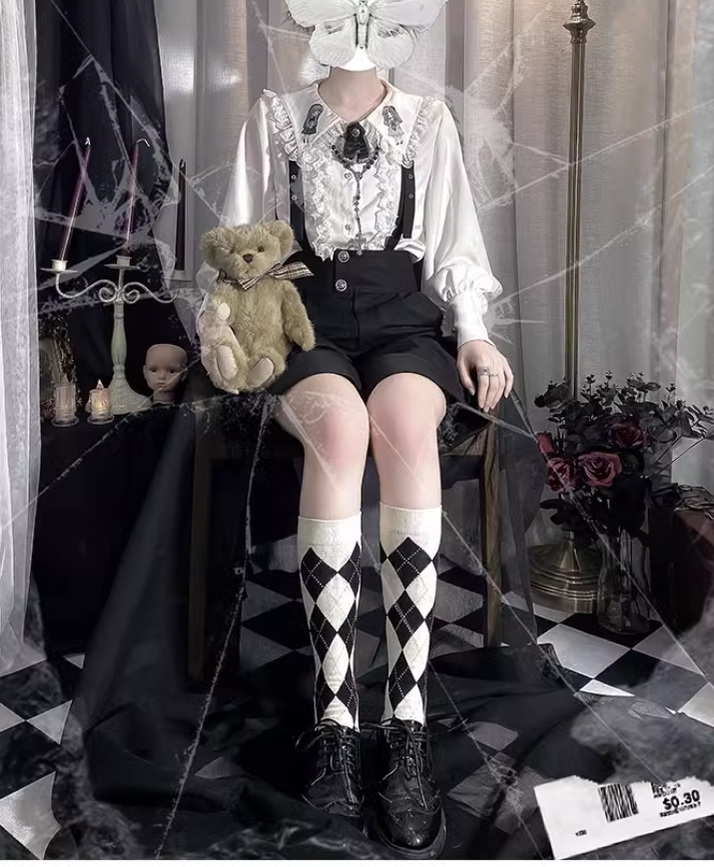 Ouji Lolita Blouse Prince Series Shirt And Suspender Pants 39362:629010