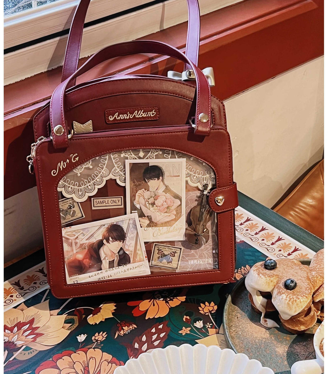 Kawaii Itbag Plaid Girl Large Capacity Handbag 33788:486022