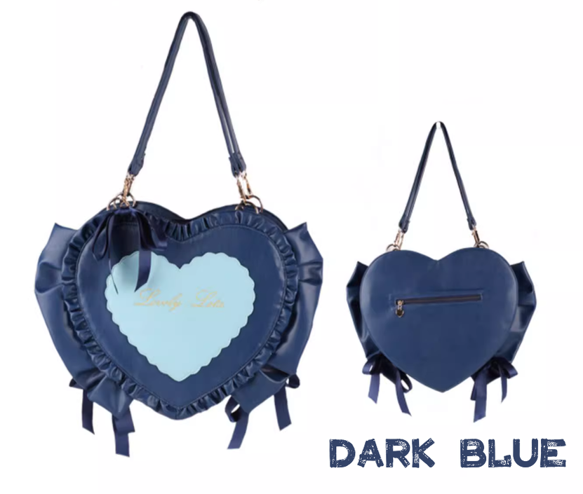 Lolita Bags Heart-shaped Bow Shoulder Bag 35778:521882 35778:521882