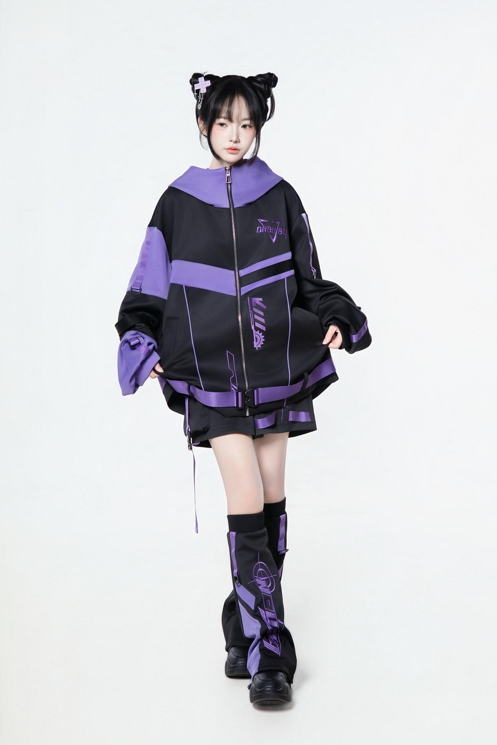 Plus Size Tenshi Kaiwai Outfit, Jacket and Shorts (L M) 44120:796919