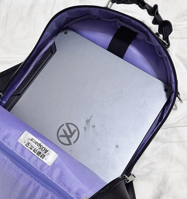 Subculture Black Backpack, Large Capacity 44670:818645