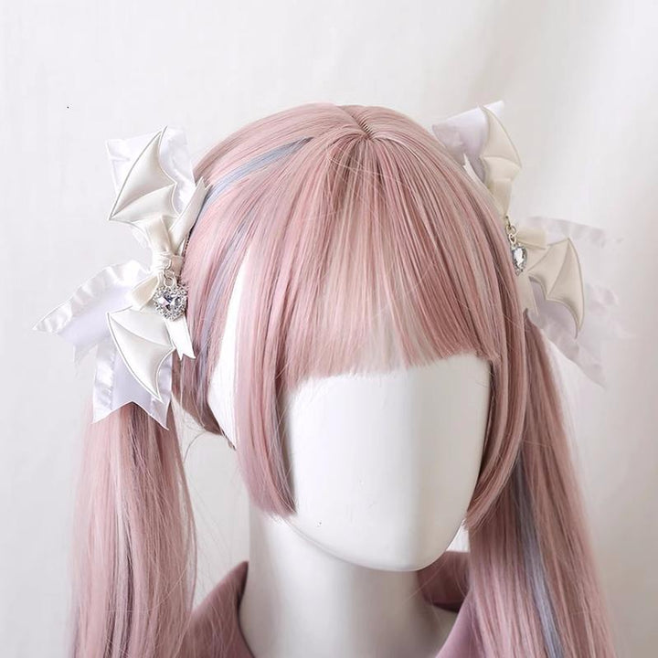 Jirai Kei Hair Clips Lolita Spice Girls Wing Hair Pins (white) 22538:333096 (white) 22538:333096