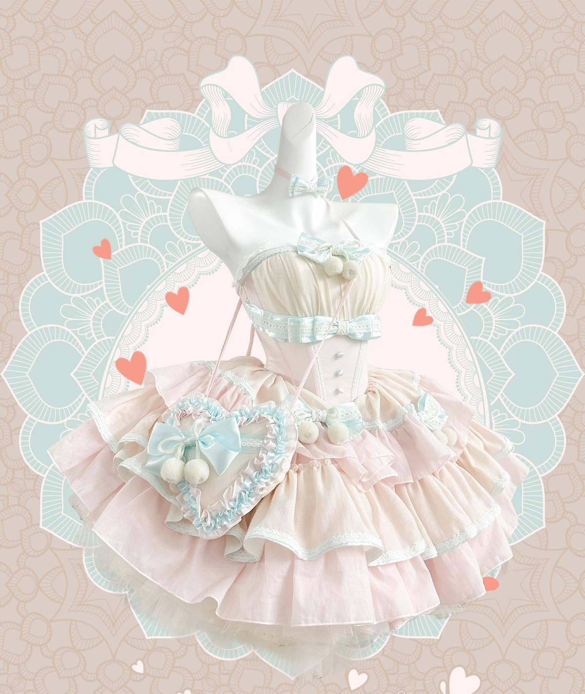 Lolita Petticoat Skirt White Multi-layer Pettipants 36394:549778