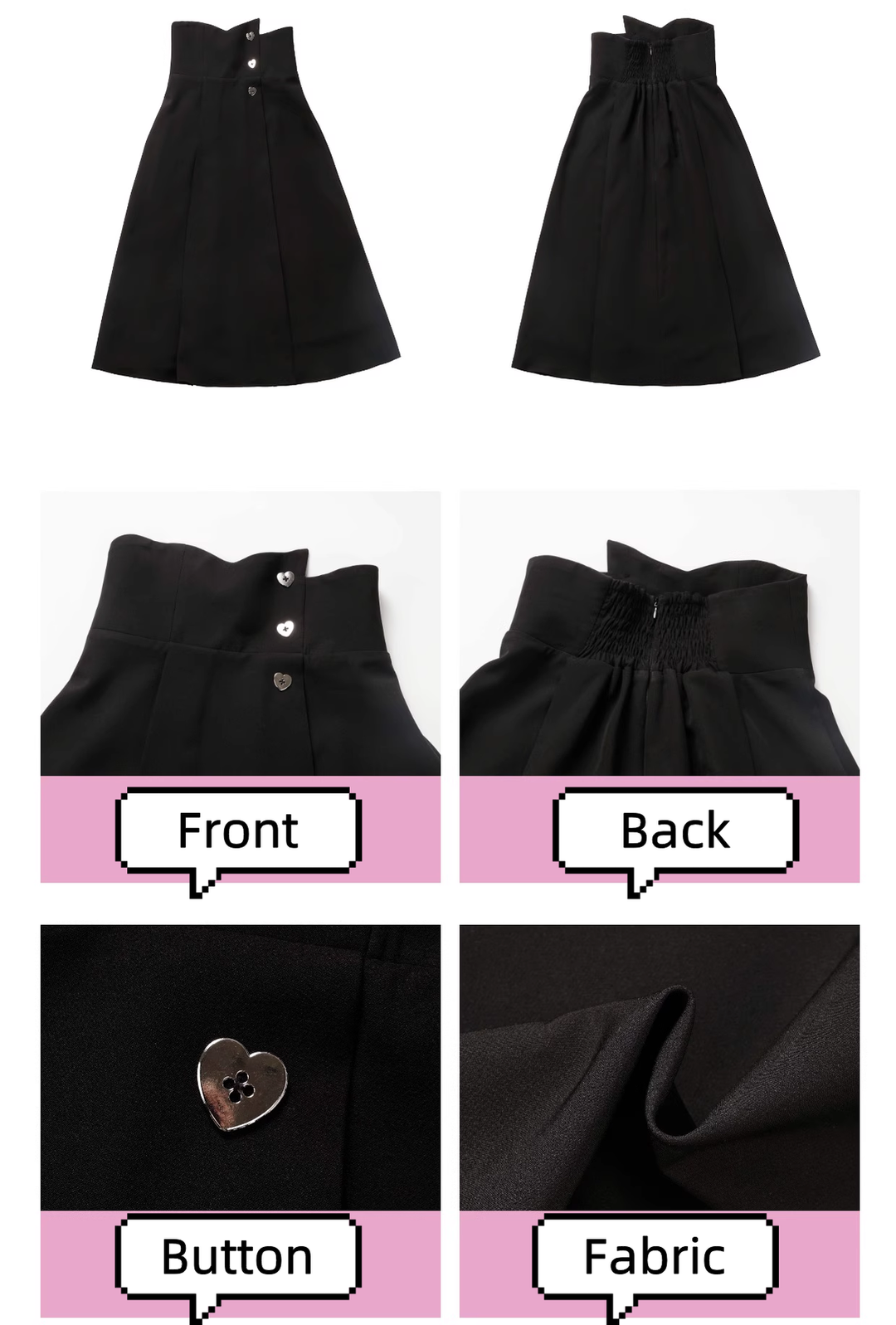 Elegant Outfit Set Chiffon Blouse Suspender Skirt Set 40238:663556