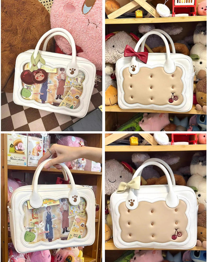 Cute Bow Bag Cherry Bear Cookie Crossbody Itabag 21908:331440 21908:331440