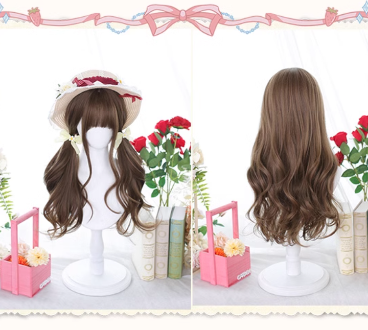 Lolita Wig Jirai Kei Long Wig JK Daily Curly Wig 35612:496184 35612:496184