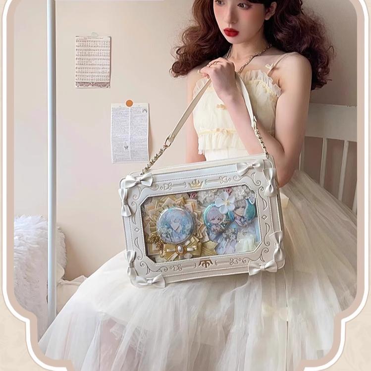 Kawaii Itabag Shoulder Bag Vintage Square Commuter Itabag 37054:545982 37054:545982