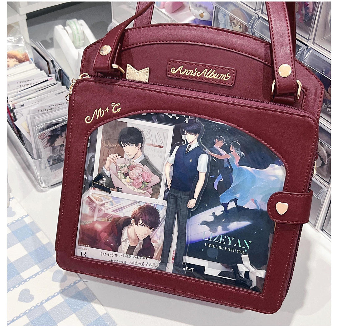 Kawaii Itbag Plaid Girl Large Capacity Handbag 33788:486036