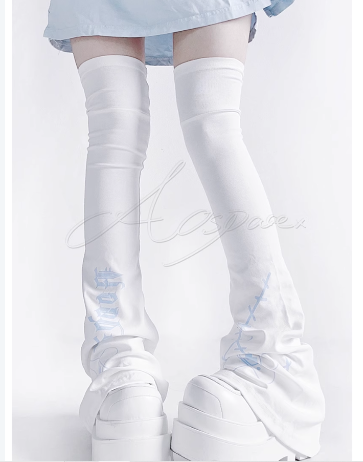 Subculture Leg Warmers Over-the-Knee Leg Pile-up Cover 37552:566532