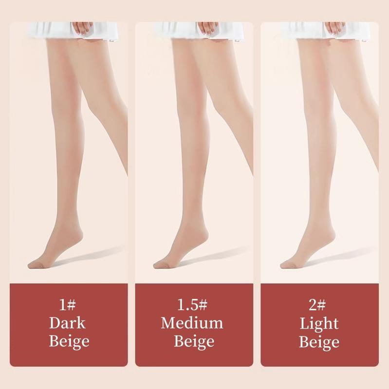 Beige Socks Velvet Stirrup Tights for Autumn and Winter 40030:649574