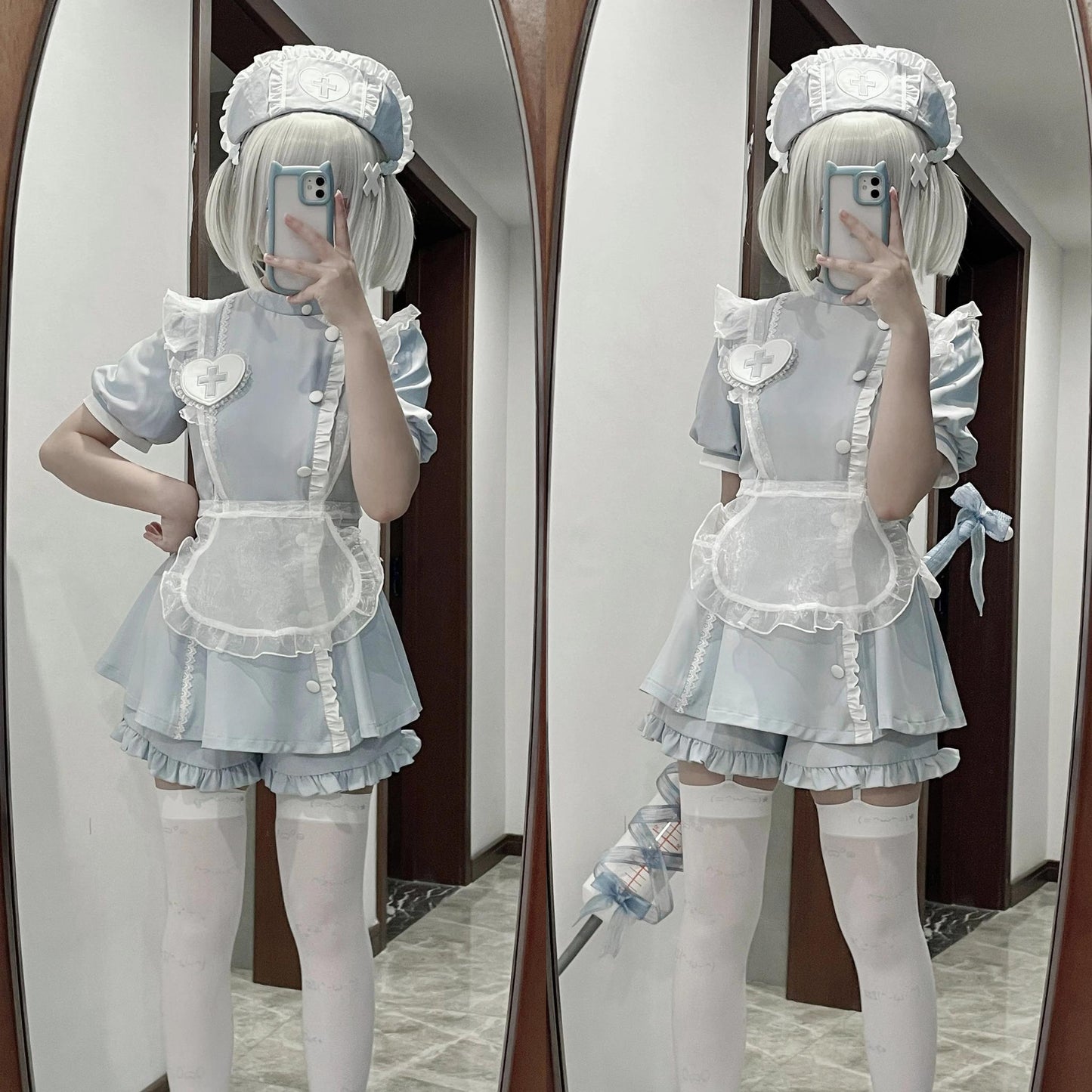 Tenshi Kaiwai Dress Set Nurse Medical Series Outfit Sets 37460:560288