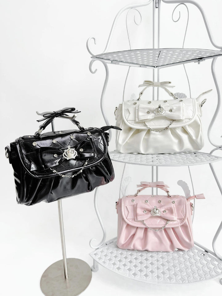 Jirai Kei Handle Crossbody Bag, Adjustable Bag Strap 45110:839404