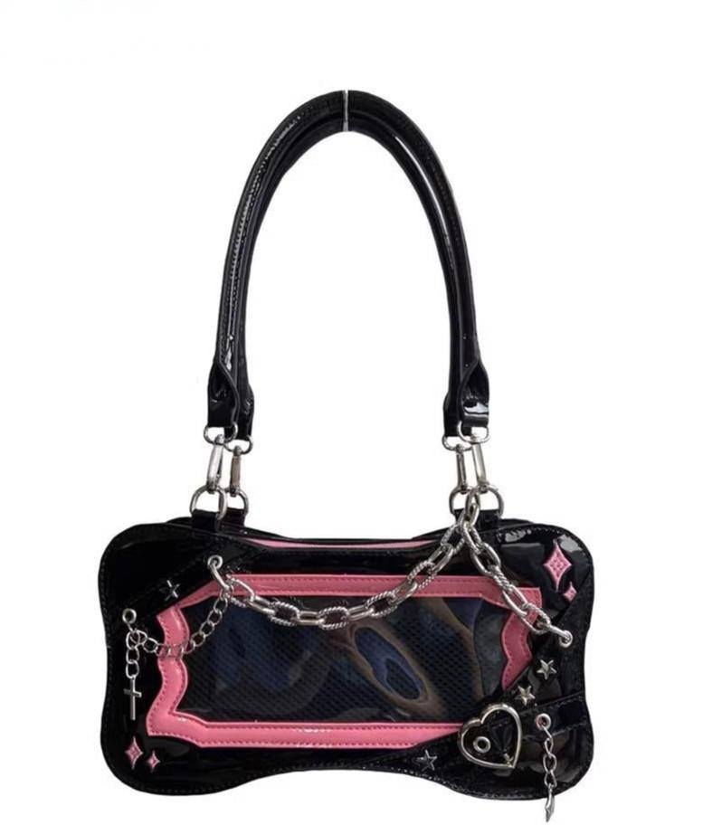 Y2K Ita Bag Bone-shaped Shoulder Bag Multicolor 35780:519906 35780:772526