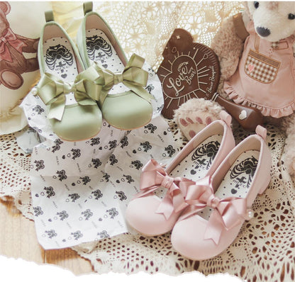 Lolita shoes Round Toe Heels Shoes Multicolors 35594:546386