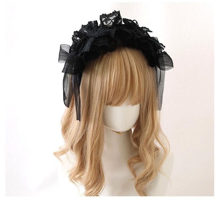 Lolita Hair Accessory Black Hand Sleeves Hair Clip Brooch 39112:613486