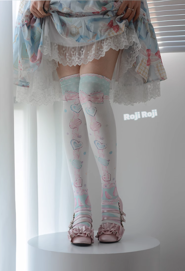 Lolita Woman Socks Pastel color Colour Knee-High Socks 31746:367400 31746:367400