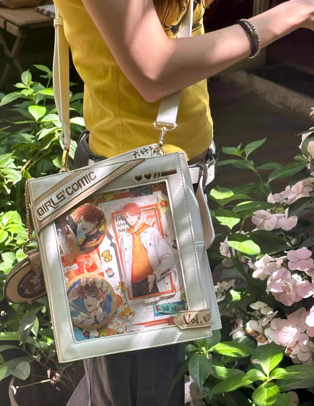 Kawaii Itabag Crossbody Bag Book-shaped Bag 40112:670930