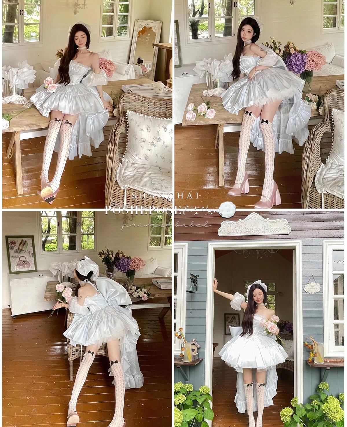 Lolita Dress Corset Dress Princess Vibe Dress Macaron Dress 36382:541836