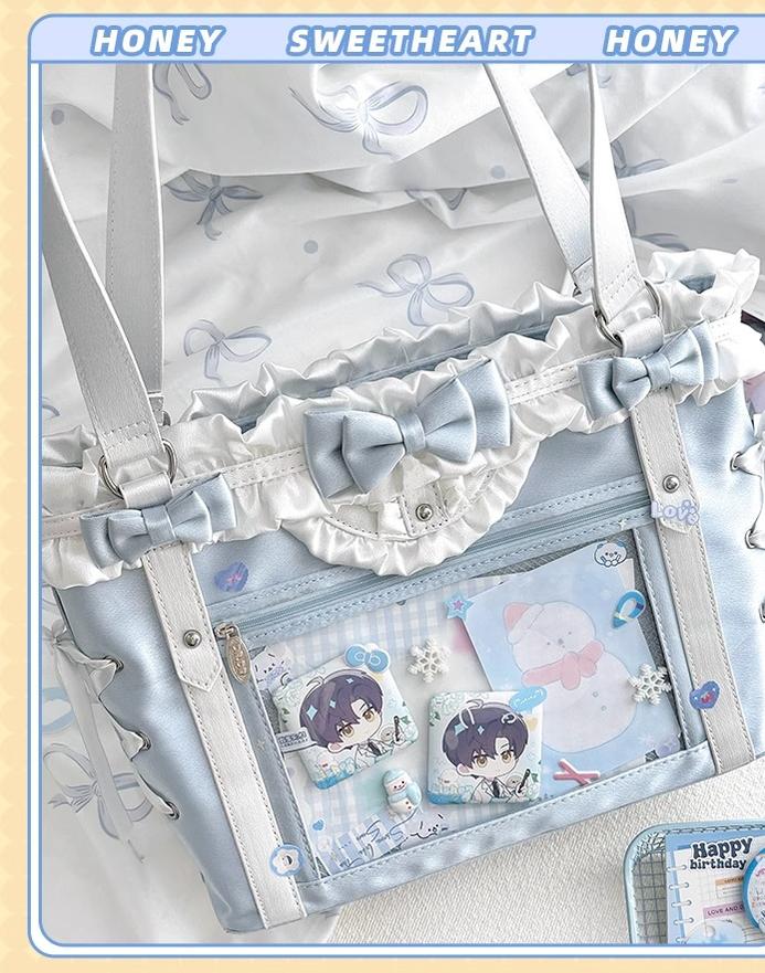 ACG Culture Satin Ita Bag Handle Bag With Removable Ribbon 43101:768430