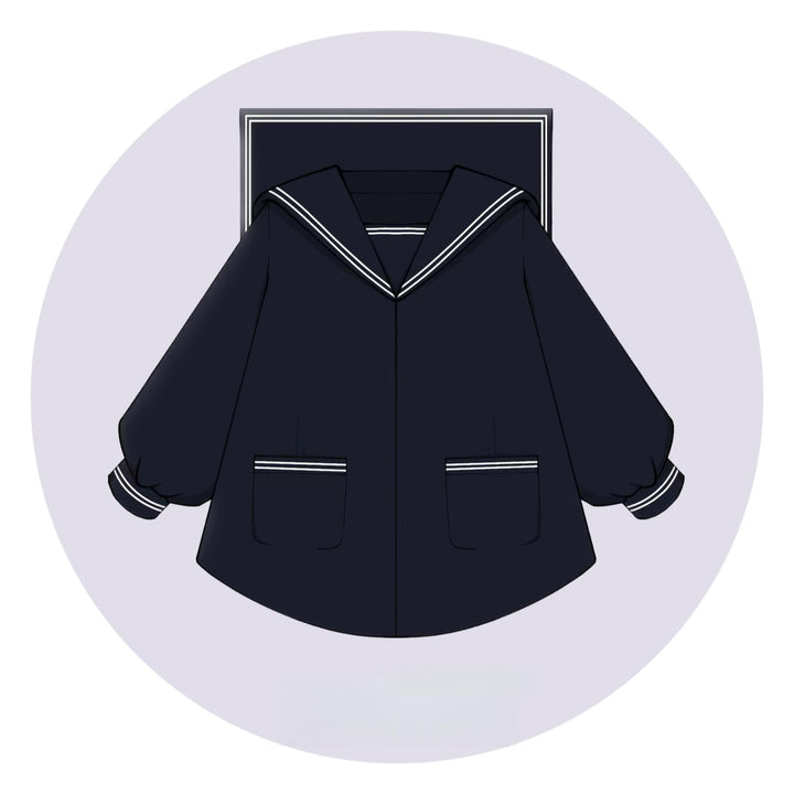 Winter JK Uniform Set, Coat and Pleated Skirt (Coat / L M S) 43727:783853
