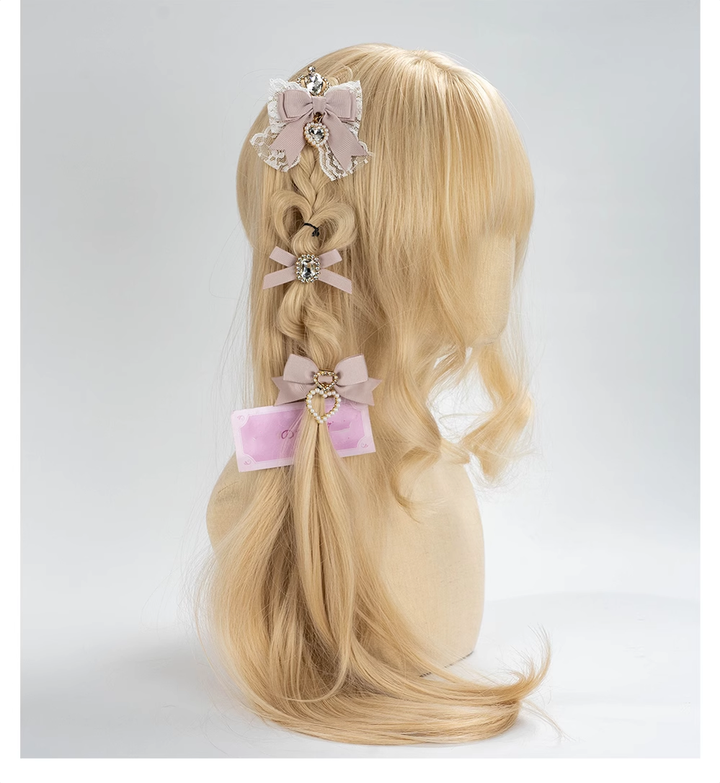 Jirai Kei Hair Clip Lolita Barrette Crown Side Clip 40896:695216