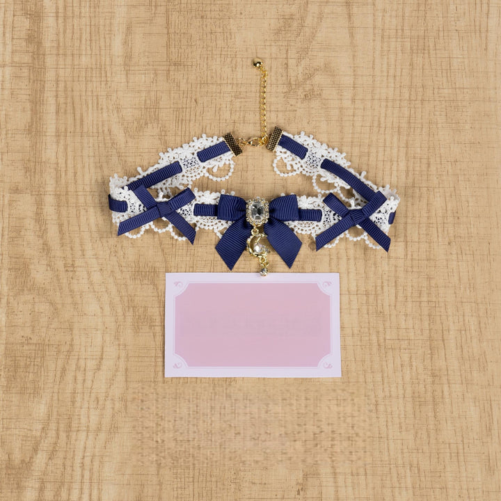 Ryousangata Ribbon Choker, Star Moon Pendant 44195:802791