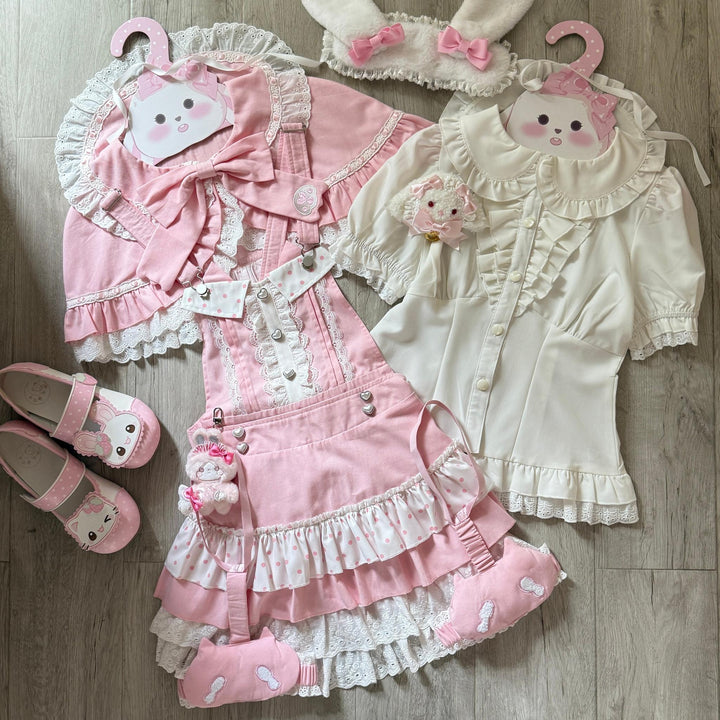 Kawaii Suspender Dress Set, Adjustable Strap (L M S) 44944:831181