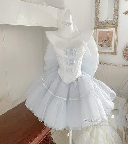Pink Lolita Dress Corset Dress Princess Dress 36384:540932 36384:540932