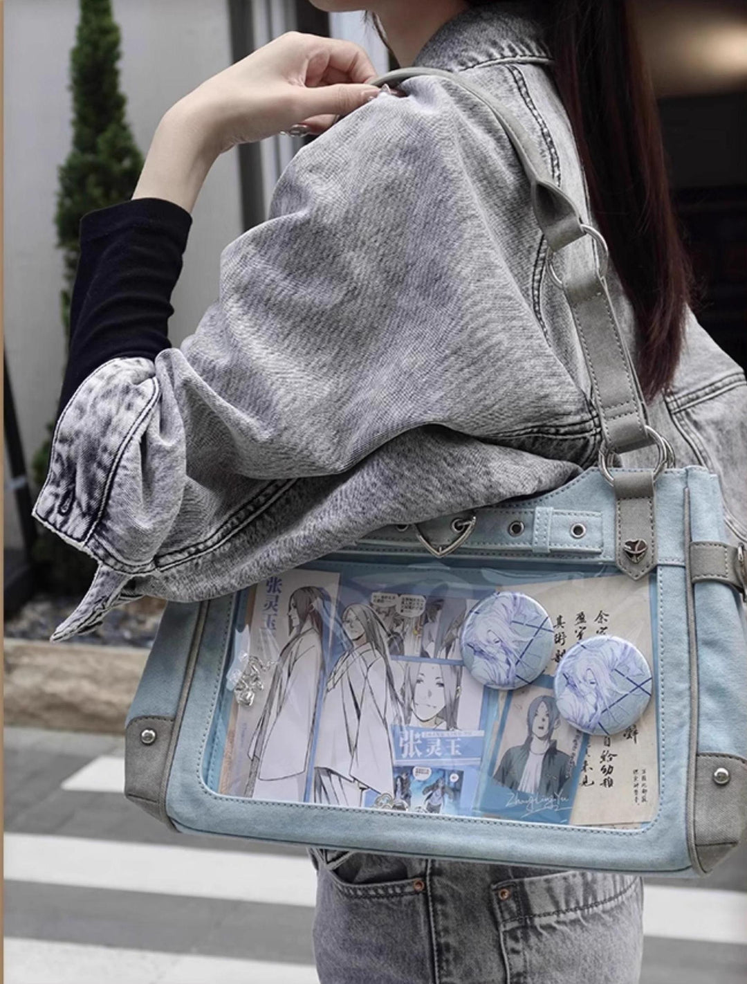 Subculture Ita Bag Sweet Cool Canvas Shoulder Bag 40122:667940