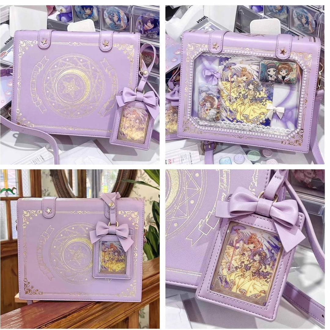 Kawaii Ita Bag Vintage Collegiate Magic Book Cross Bag 21902:331744