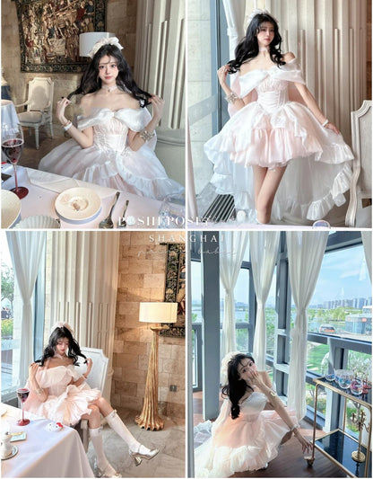 Lolita Dress Corset Dress Princess Vibe Dress Macaron Dress 36382:541736