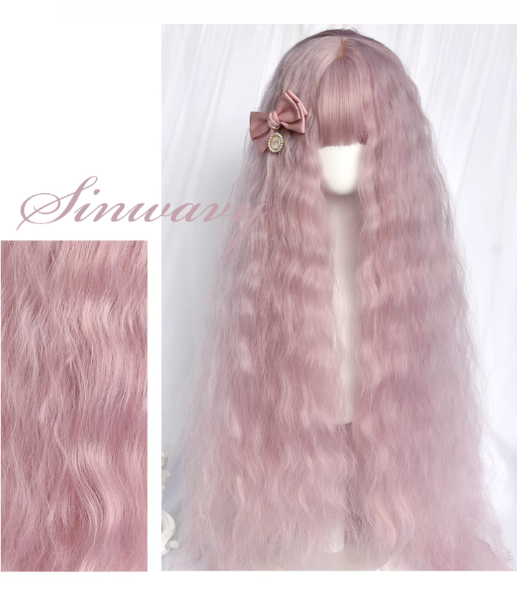 Lolita Wig Extra Long Curly Wig 100CM Multi-color 39342:627690