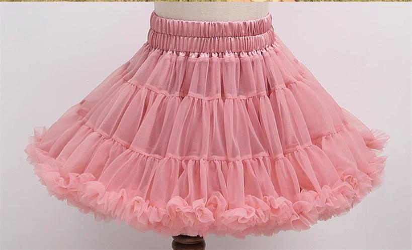 Pink White Lolita Petticoats Soft Yarn Multicolor 22776:355658 22776:355658