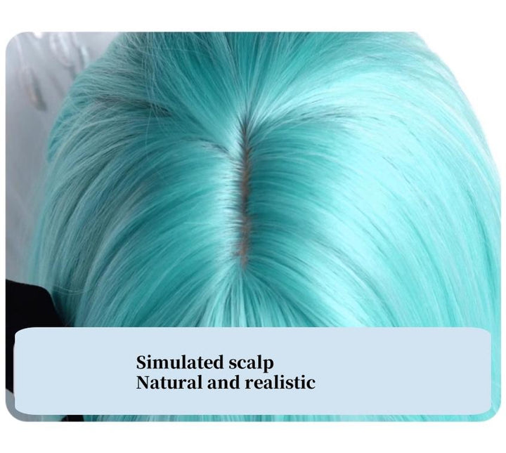 Lolita Wig Mint Green Cosplay Wig Long Curl Wig 38888:607948