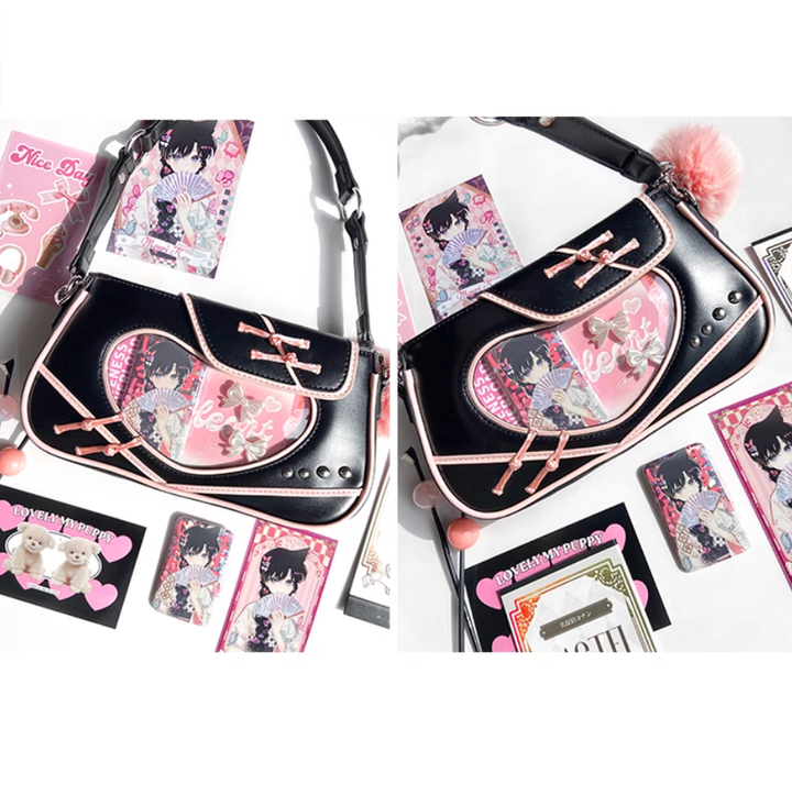 Chinese Style Itabag Knot Button Handbag Cross-body Bag 39542:627528