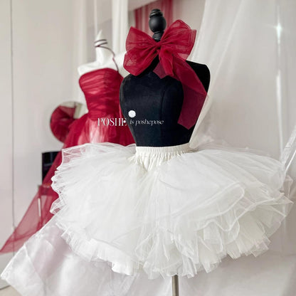Lolita Dress Petticoat Puffy Black And White Pettipants 36386:542684
