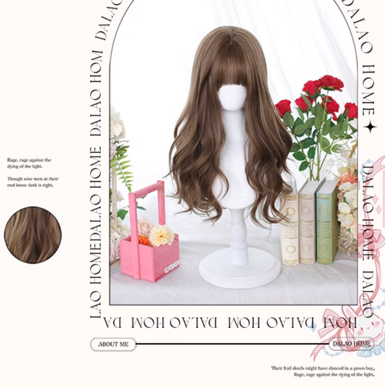 Lolita Wig Jirai Kei Long Wig JK Daily Curly Wig 35612:496180 35612:496180