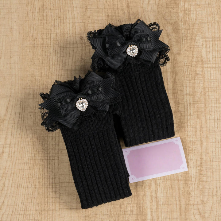 Jirai Kei Over-the-Knee Socks, Lace Cuffs 44008:793918