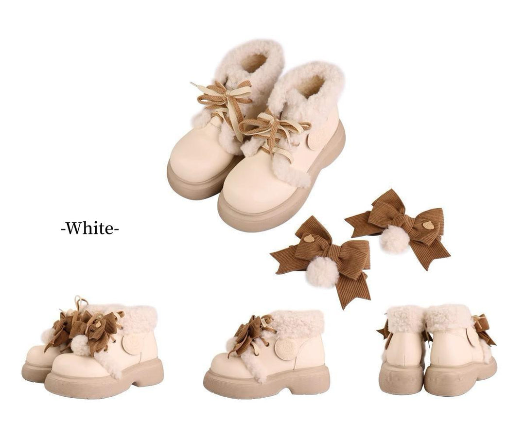 Kawaii Shoes Animal Ears Short Snow Boots 33770:447290 33770:447290