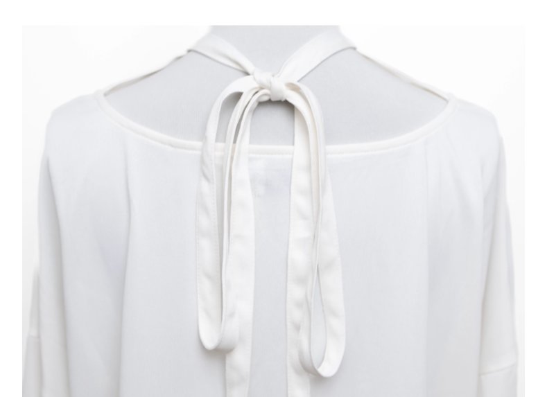 Subculture Long-Sleeved T-Shirt, Halter Neck With Strap 44775:826467