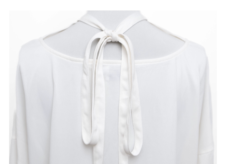 Subculture Long-Sleeved T-Shirt, Halter Neck With Strap 44775:826467