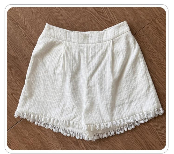 Tenshi Kaiwai Dress + Pocketed Cotton Shorts (Shorts / L M S) 43589:780558