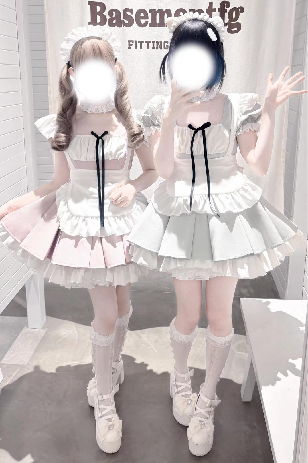 Kawaii Maid Dress, Detachable White Apron 43805:786137