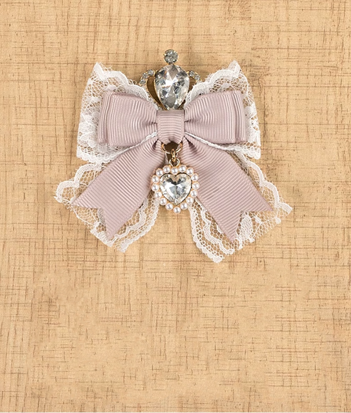 Jirai Kei Hair Clip Lolita Barrette Crown Side Clip 40896:696268