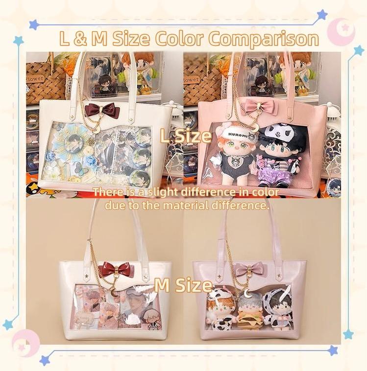 Kawaii Ita Bag Large Capacity Star Moon Shoulder Bag 40128:655456