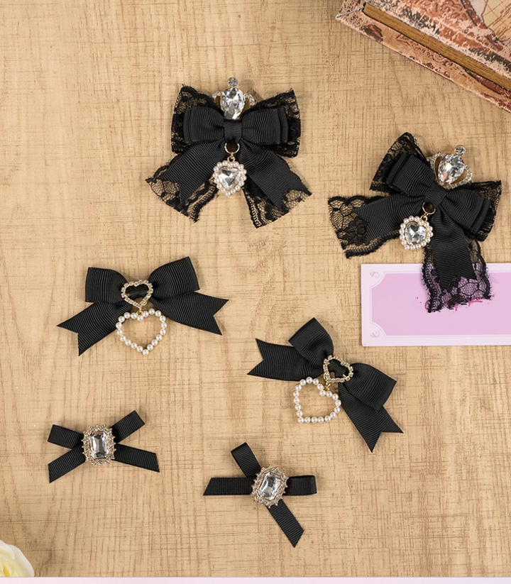 Jirai Kei Hair Clip Lolita Barrette Crown Side Clip 40896:695200